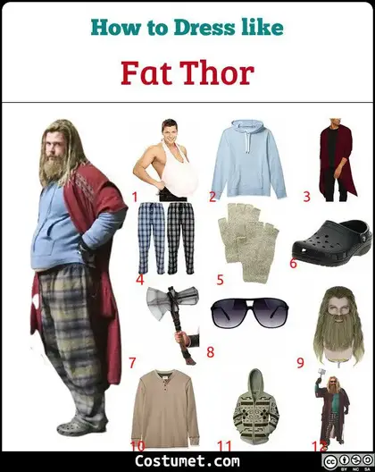 Fat Thor (Endgame) Costume for Cosplay & Halloween 2023