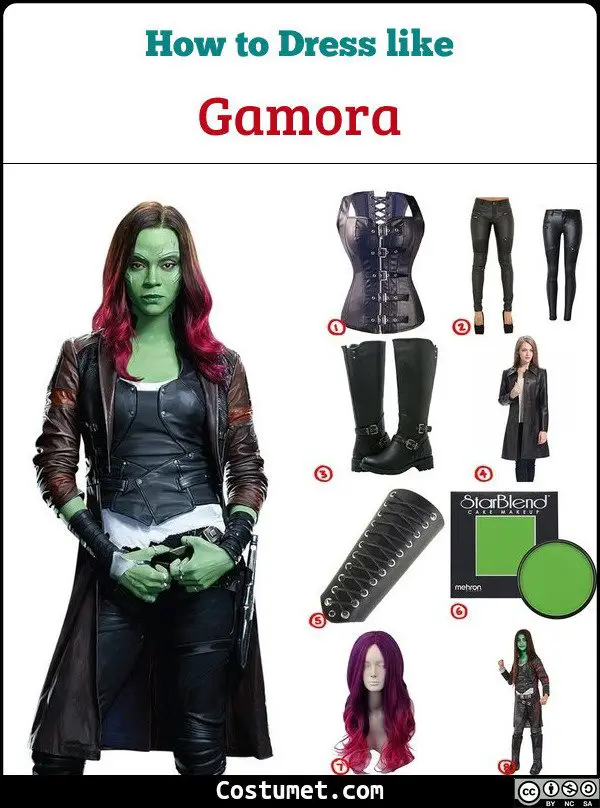 Gamora Costume for Cosplay & Halloween