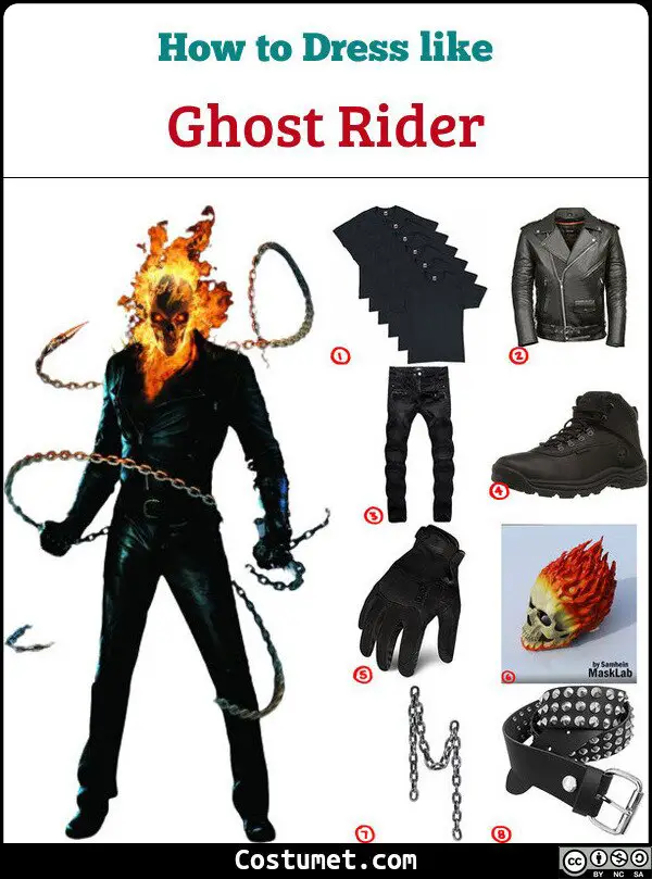 Ghost Rider Costume for Cosplay & Halloween