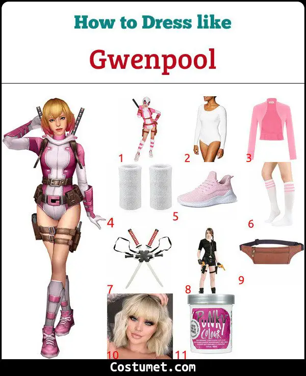 Gwenpool Costume for Cosplay & Halloween