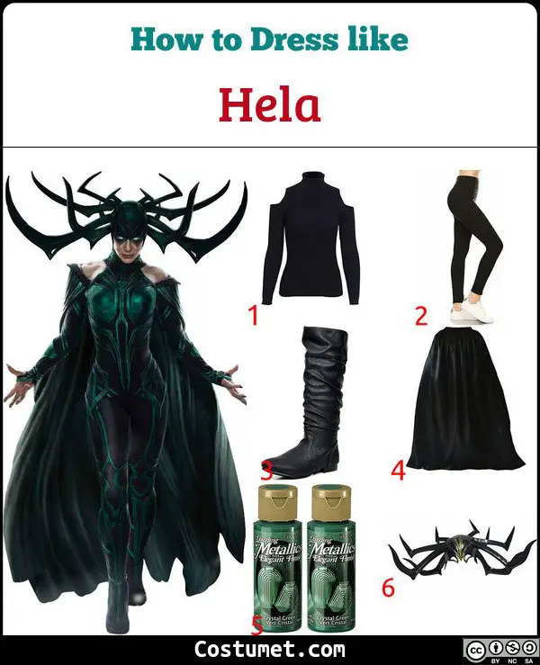 Hela Costume for Cosplay & Halloween