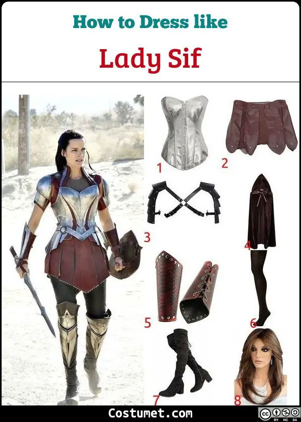 Lady Sif Costume for Cosplay & Halloween