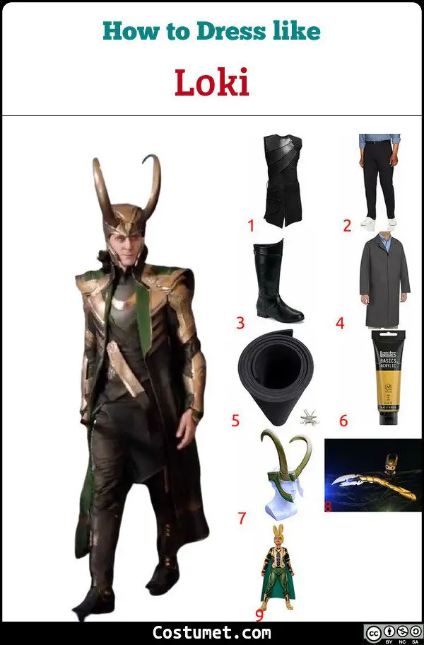 Loki Costume for Cosplay & Halloween