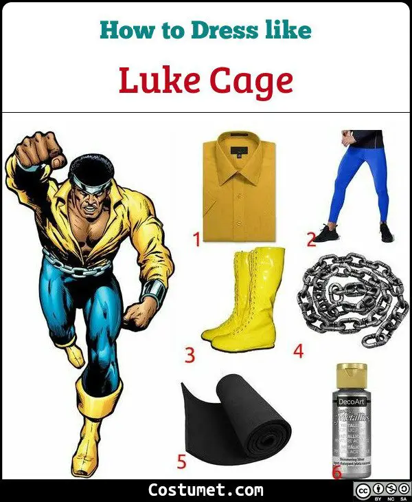 Luke Cage Costume for Cosplay & Halloween