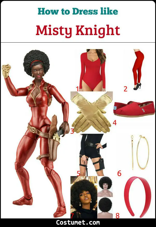 Misty Knight Costume for Cosplay & Halloween