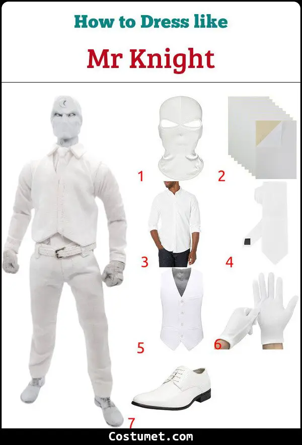 Mr Knight Costume for Cosplay & Halloween