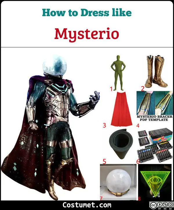 Mysterio Costume for Cosplay & Halloween