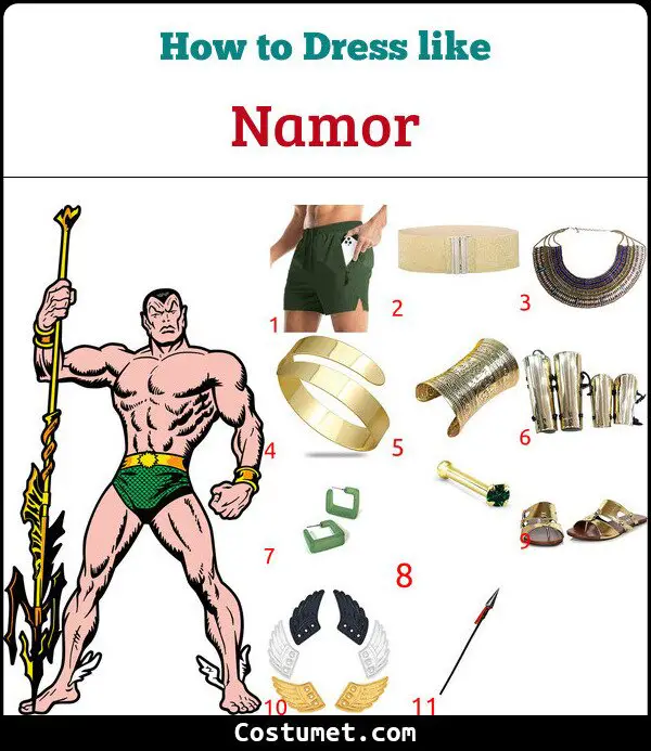 Namor Costume for Cosplay & Halloween