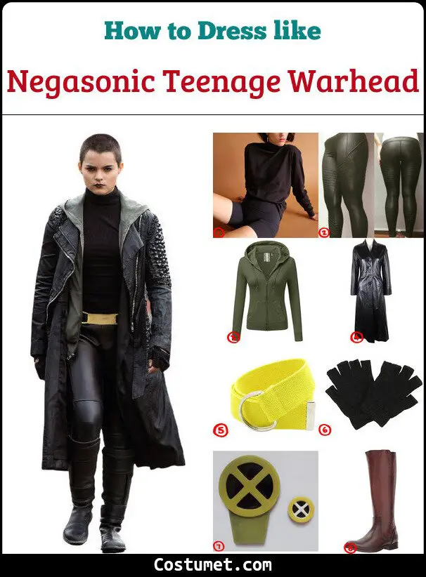 Negasonic Teenage Warhead Costume for Cosplay & Halloween