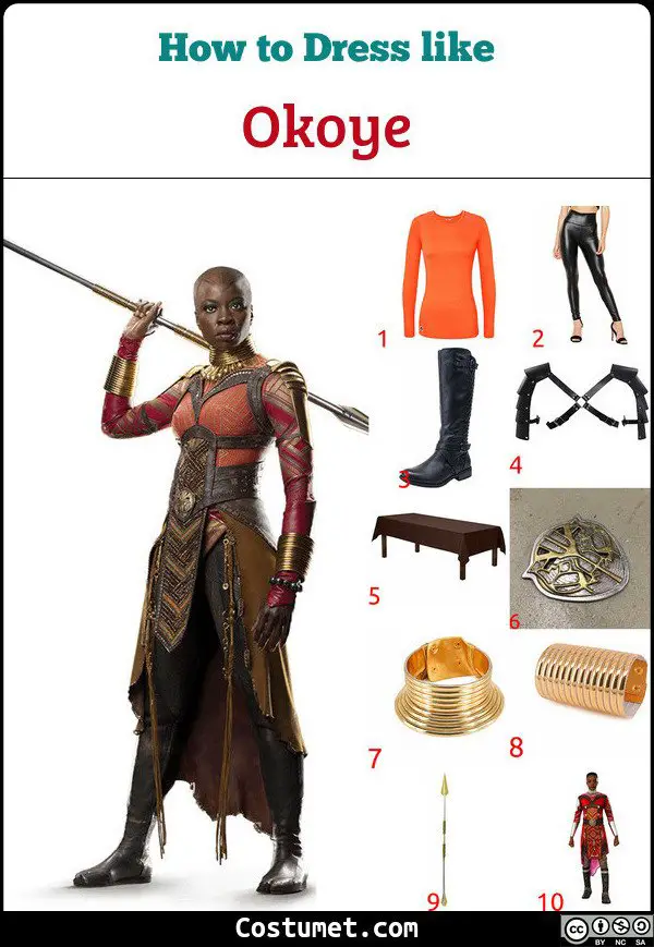 Okoye Costume for Cosplay & Halloween