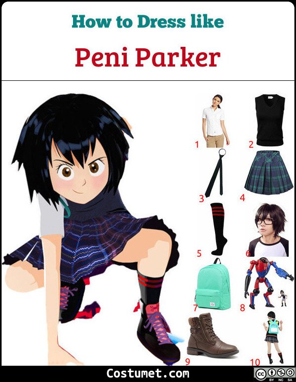 Peni Parker Costume for Cosplay & Halloween