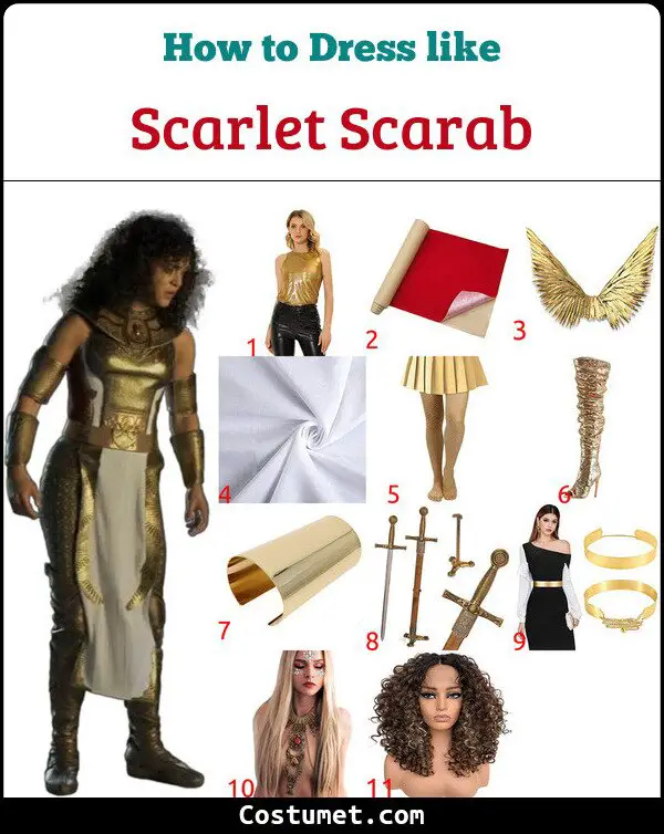 Scarlet Scarab Costume for Cosplay & Halloween