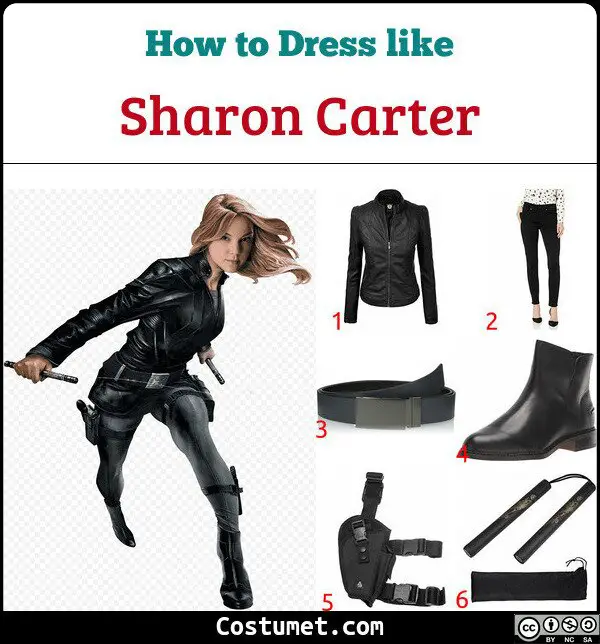 Sharon Carter Costume for Cosplay & Halloween