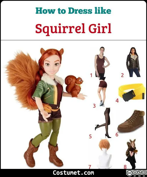 Squirrel Girl Costume for Cosplay & Halloween