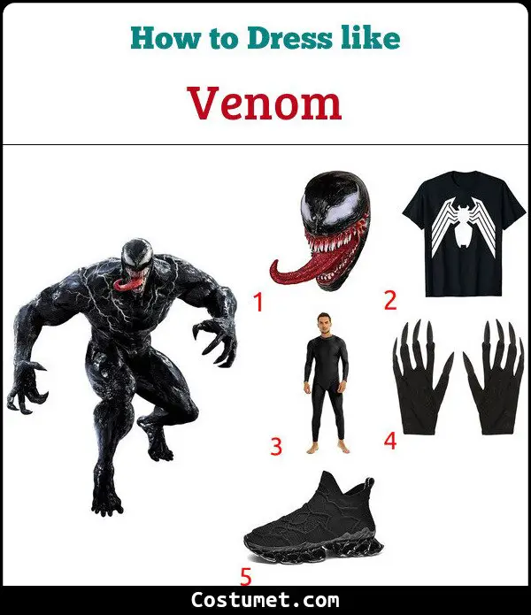 Venom Costume for Cosplay & Halloween