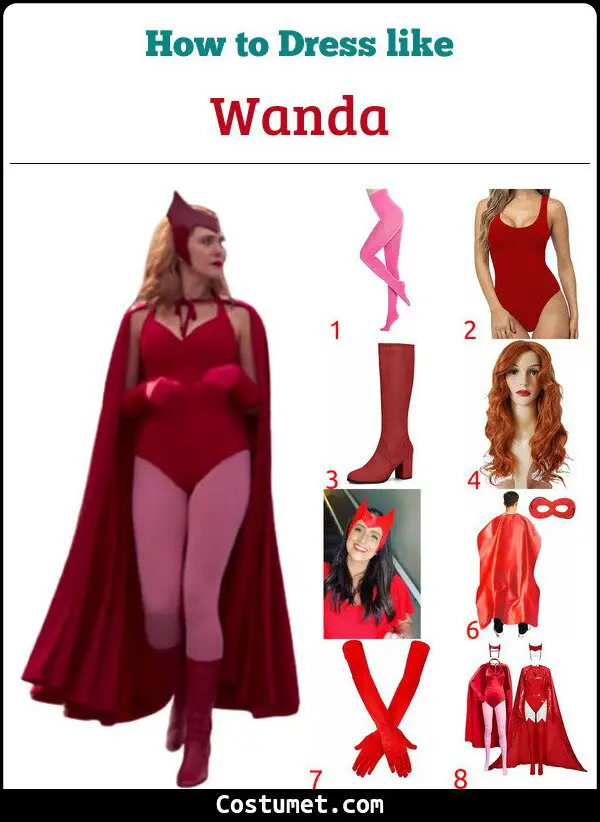 Wanda Costume for Cosplay & Halloween