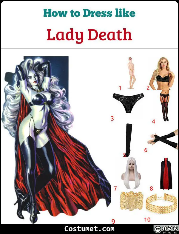 Lady Death Costume for Cosplay & Halloween