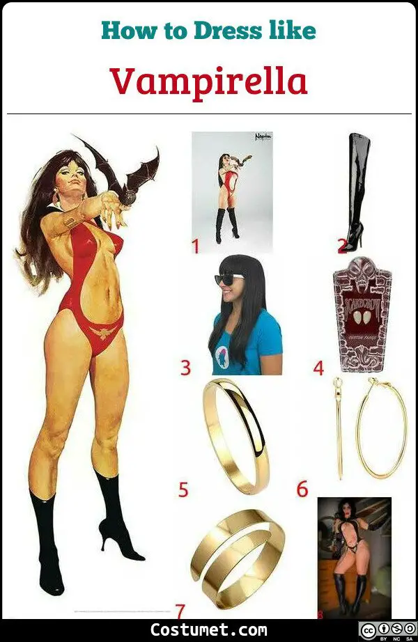 Vampirella Costume for Cosplay & Halloween