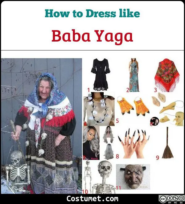 Baba Yaga Costume for Cosplay & Halloween