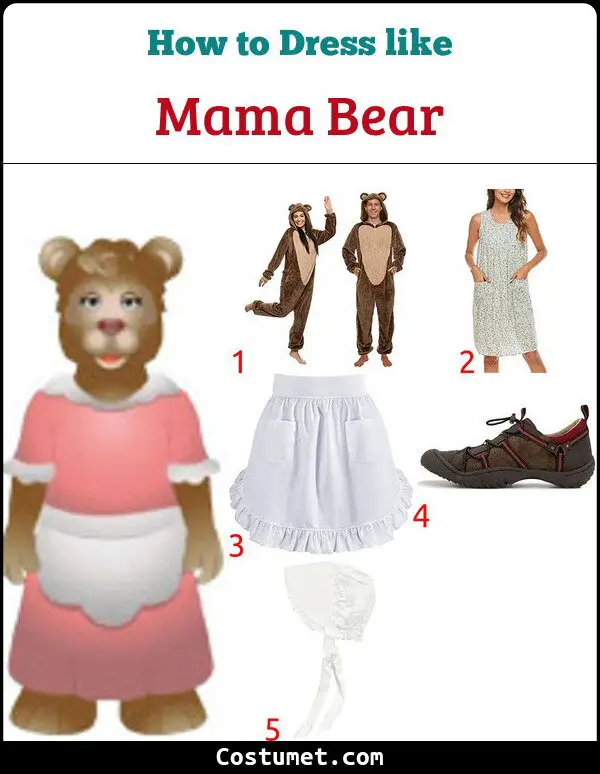 Mama Bear Costume for Cosplay & Halloween