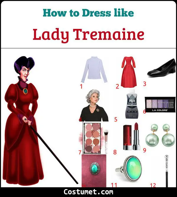 Lady Tremaine Costume for Cosplay & Halloween