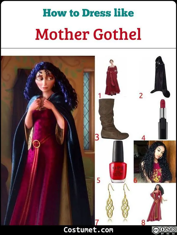 Mother Gothel Costume for Cosplay & Halloween