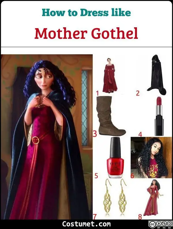 Mother Gothel Costume for Cosplay & Halloween 2023