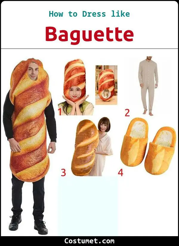 Baguette Costume for Cosplay & Halloween