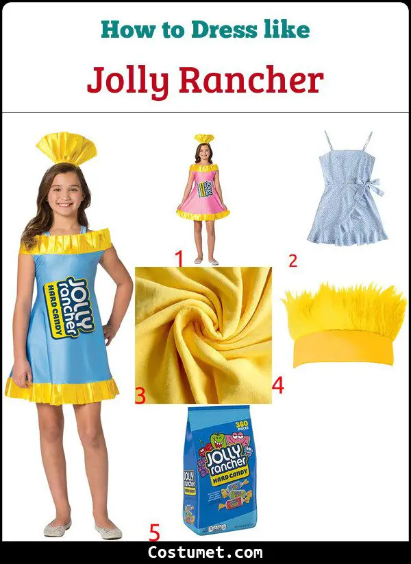 Jolly Rancher Costume for Cosplay & Halloween