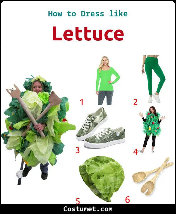 Lettuce Costume for Cosplay & Halloween