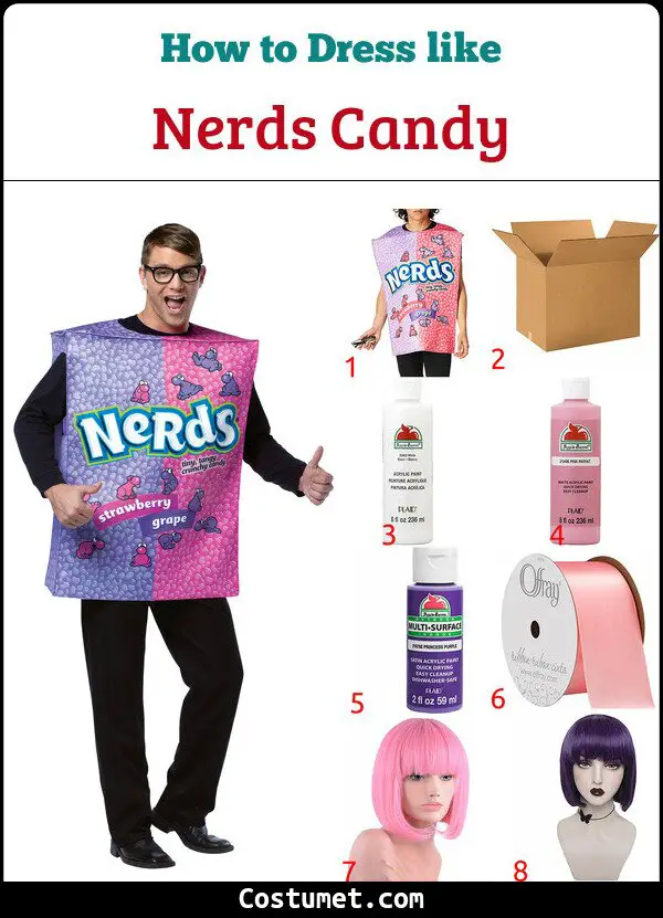 Nerds Candy Costume for Cosplay & Halloween