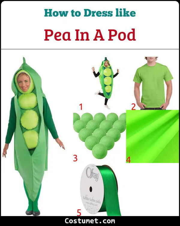 Pea In A Pod Costume for Cosplay & Halloween