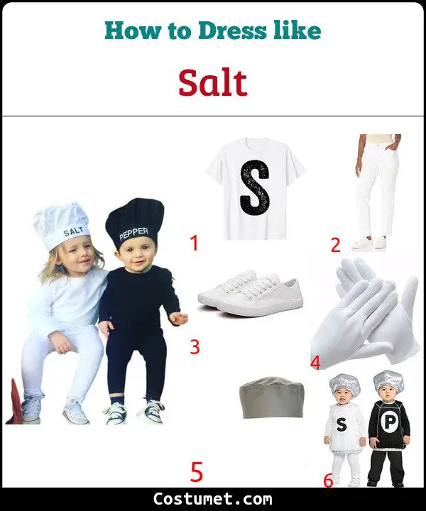 Salt Costume for Cosplay & Halloween