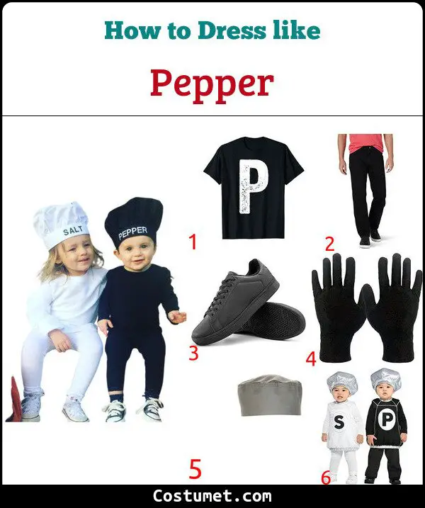 Pepper Costume for Cosplay & Halloween