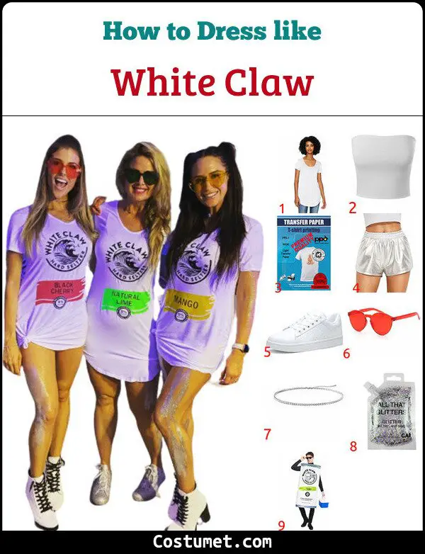 White Claw Costume for Cosplay & Halloween