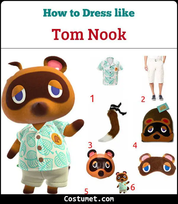 Tom Nook Costume for Cosplay & Halloween