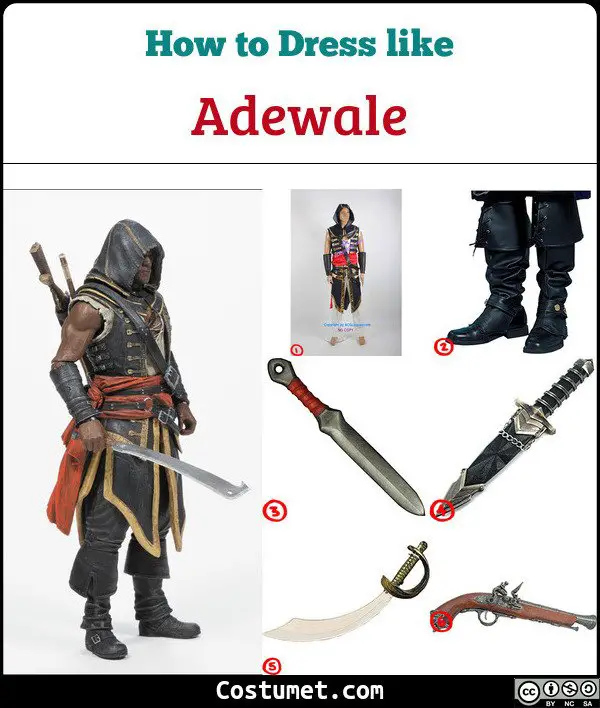 Adewale Costume for Cosplay & Halloween