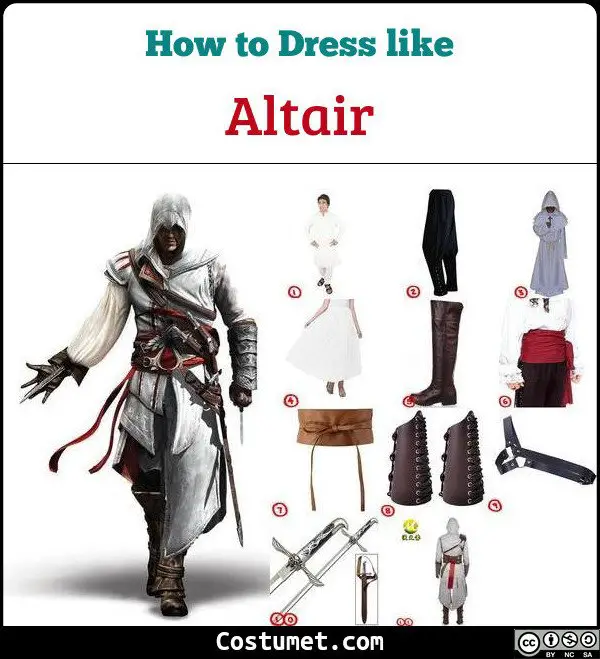 Altair Costume for Cosplay & Halloween