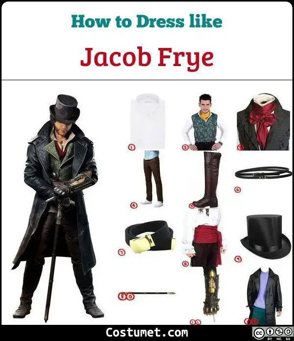 Jacob Frye Assassins Creed Syndicate Costume For Cosplay Halloween