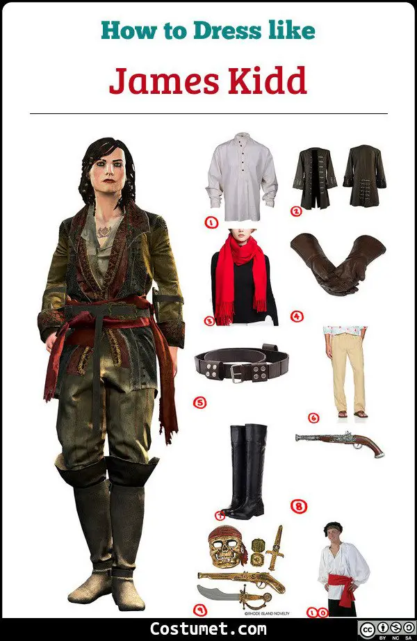 James Kidd Costume for Cosplay & Halloween