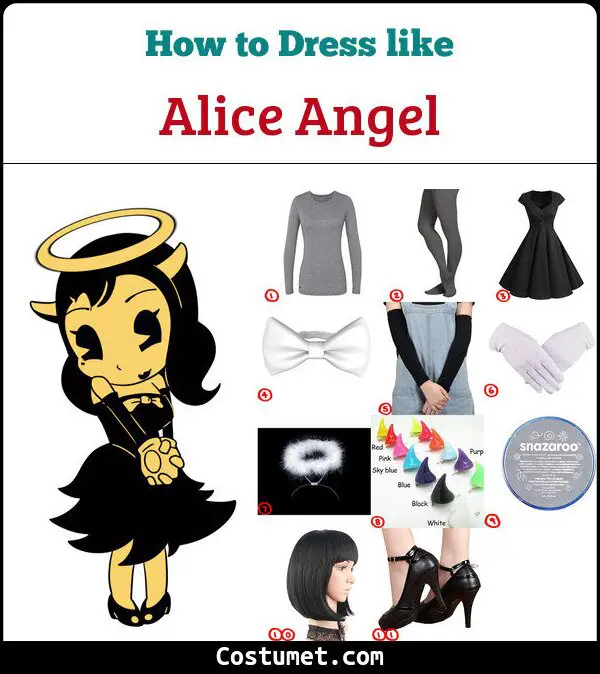 Alice Angel Costume for Cosplay & Halloween