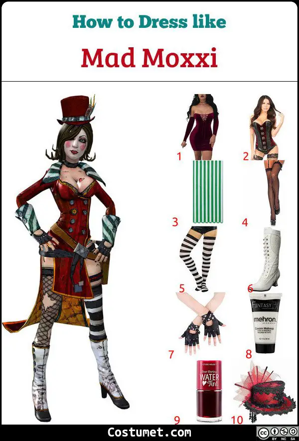 Mad Moxxi (Borderlands) Costume for Cosplay & Halloween