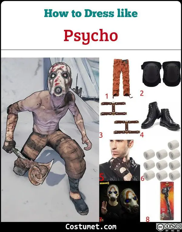 Psycho Costume for Cosplay & Halloween