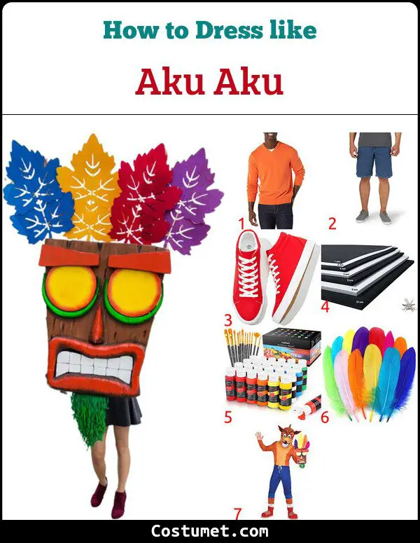 Aku Aku Costume for Cosplay & Halloween