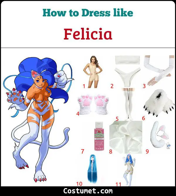 Felicia Costume for Cosplay & Halloween