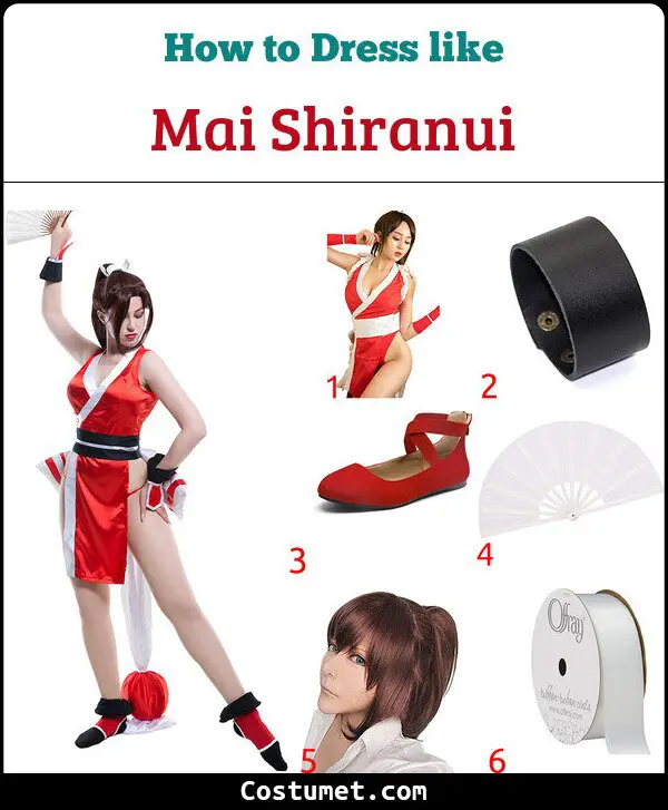 Mai Shiranui Costume for Cosplay & Halloween