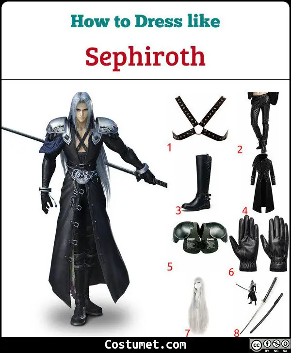 Sephiroth Costume for Cosplay & Halloween