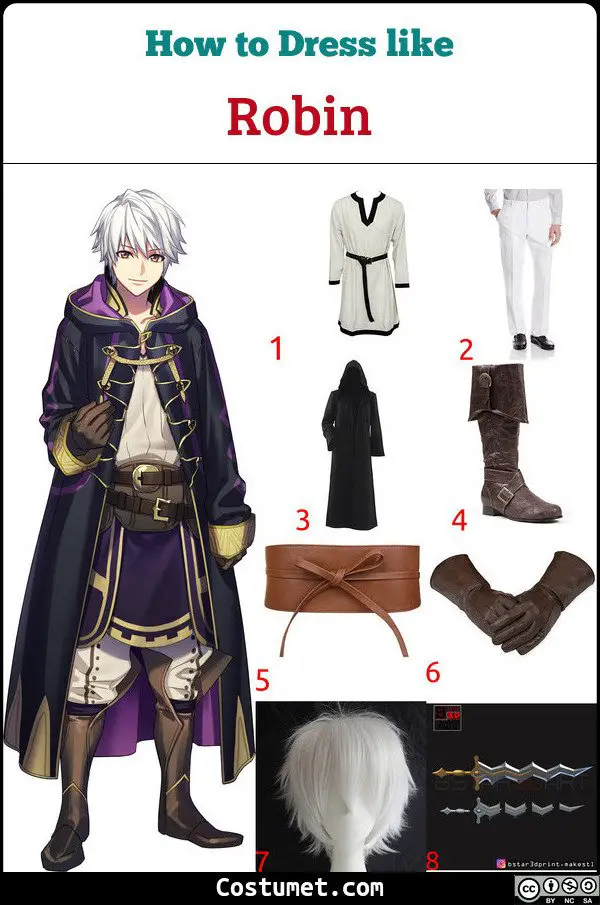 Robin Costume for Cosplay & Halloween