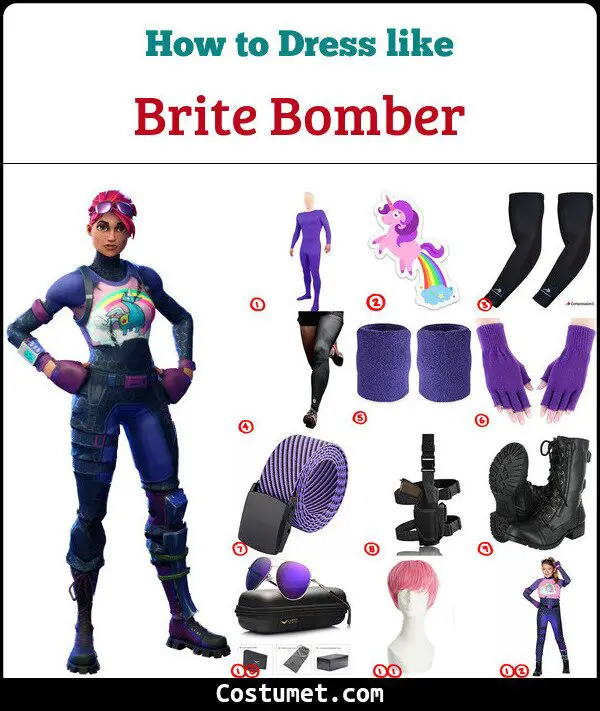 Brite Bomber Costume for Cosplay & Halloween