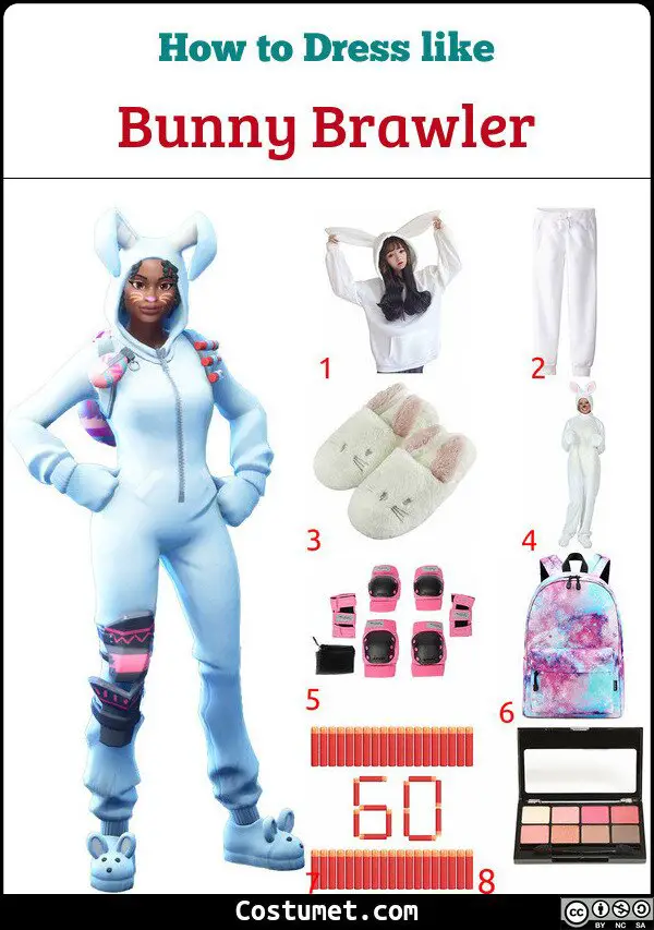 Bunny Brawler Costume for Cosplay & Halloween